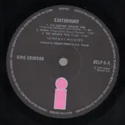 LP - King Crimson - Earthbound - Original  1st UK. Black/Pink Label