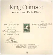 LP - King Crimson - Starless & Bible Black - 200gr. Super-Heavyweight Vinyl