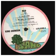 LP - King Crimson - Red - 1st UK Pink Rim