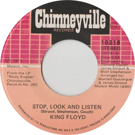 King Floyd - Trouble / Stop, Look & Listen