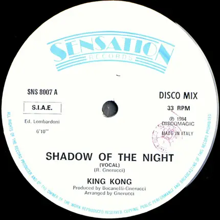 King Kong - Shadow Of The Night