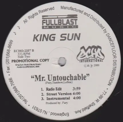King Sun - Fistful Of Franklins