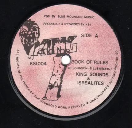 King Sounds And The Israelites - Book Of Rules / You Are My Pilot