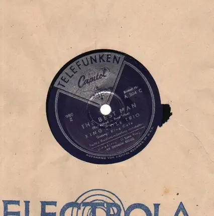 King Cole Trio - The Best Man/ For Sentimental Reasons
