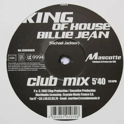 King Of House - Billie Jean