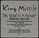 12inch Vinyl Single - King Missile - My Heart Is A Flower - Promo