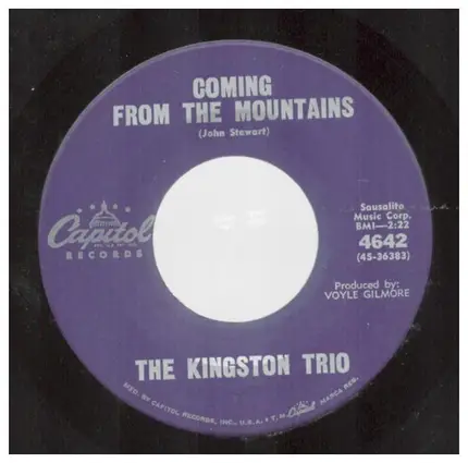 Kingston Trio - Nothing More To Look Forward To/coming From The Mountains