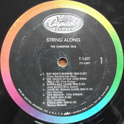 Kingston Trio - String Along