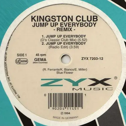 Kingston Club - Jump Up Everybody (Remix)