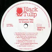 LP - Kingston Trio - 16 Greatest Hits