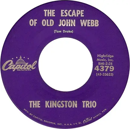 Kingston Trio - Bad Man Blunder