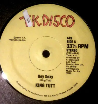 King Tutt - Hey Sexy / Keep On
