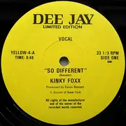 12inch Vinyl Single - Kinky Foxx - So Different