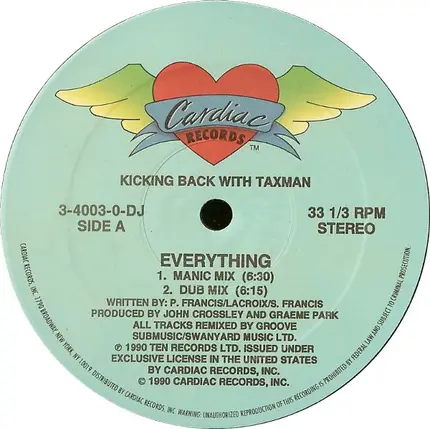 Kicking Back With Taxman - Everything