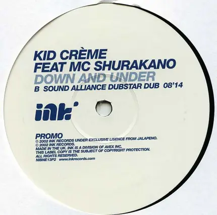Kid Crème Feat MC Shurakano - Down And Under