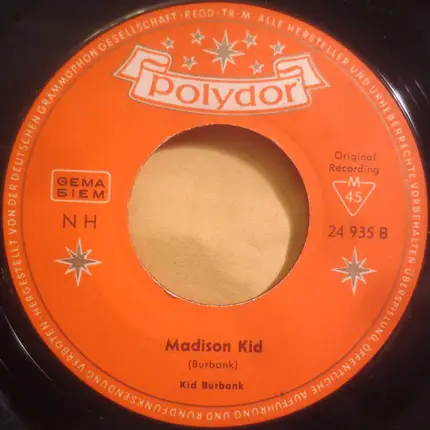 Kid Burbank - Madison Time / Madison Kid