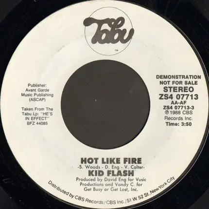 Kid Flash - Hot Like Fire