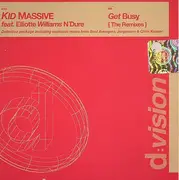 CD Single - Kid Massive Feat. Elliotte Williams N'Dure - Get Busy (The Remixes) - Cardboard Promo