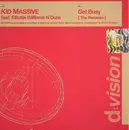 CD Single - Kid Massive Feat. Elliotte Williams N'Dure - Get Busy (The Remixes) - Cardboard Promo