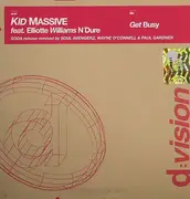 CD Single - Kid Massive Feat. Elliotte Williams N'Dure - Get Busy - Promo Cardboard