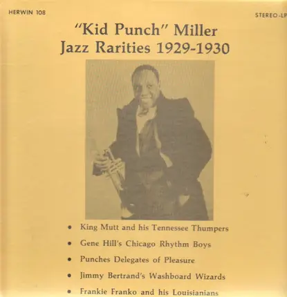 'Kid Punch' Miller - Jazz Rarities 1929-1930