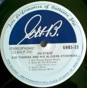 LP - Kid Thomas And His Algiers Stompers - On Stage