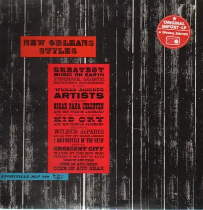 Kid Ory, Wilbur De Paris - New Orleans Styles
