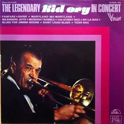 Kid Ory And His Creole Jazz Band - The Legendary Kid Ory In Concert