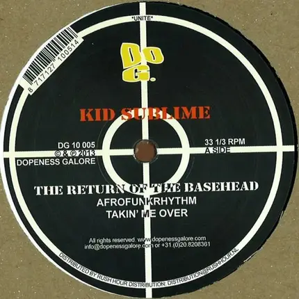Kid Sublime - Return Of The Basehead