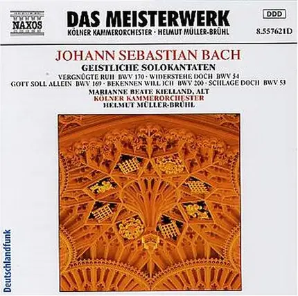 Helmut Müller-Brühl - Bach: Geistliche Solokantaten für alt