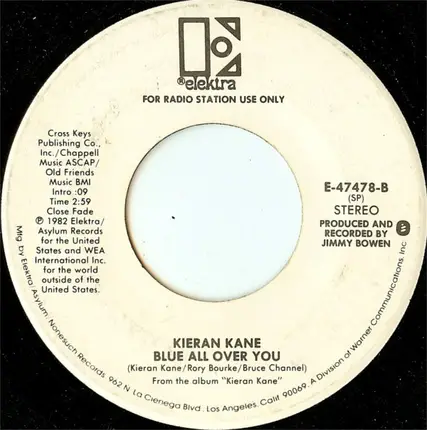 Kieran Kane - I'll Be Your Man Around The House / Blue All Over You