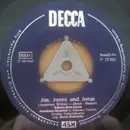 7inch Vinyl Single - Kihula-Hawaiians , Sunshine-Quartett - Jim, Jonny Und Jonas / Heut' Singen Die Gitarren