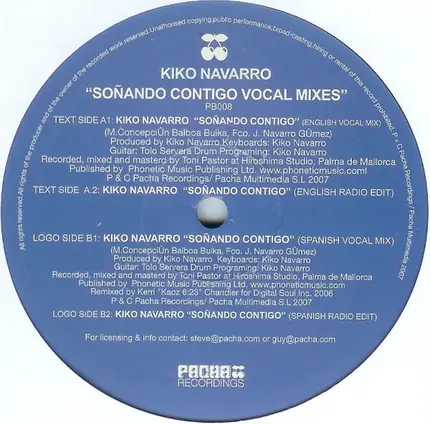 Kiko Navarro - Soñando Contigo (Vocal Mixes)