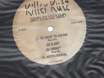 Killer Kutz - Killer Kutz Underground