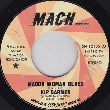 Kip Carmen - Macon Woman Blues