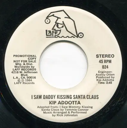 Kip Addotta - I Saw Daddy Kissing Santa Claus