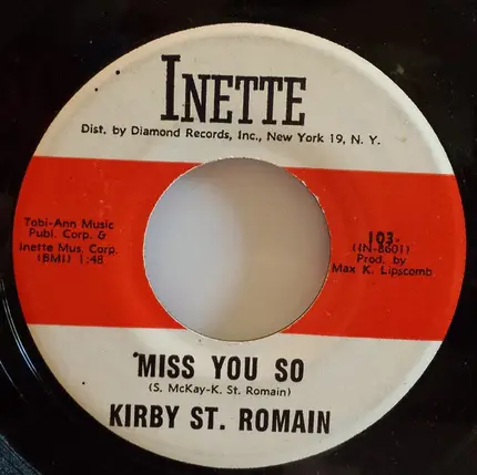Kirby St. Romain - Summer's Comin' / Miss You So
