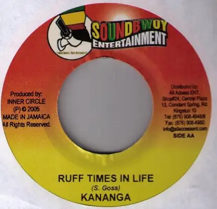 Kirk Davis / Kananga - Love Is What We Need / Ruff Times In Life