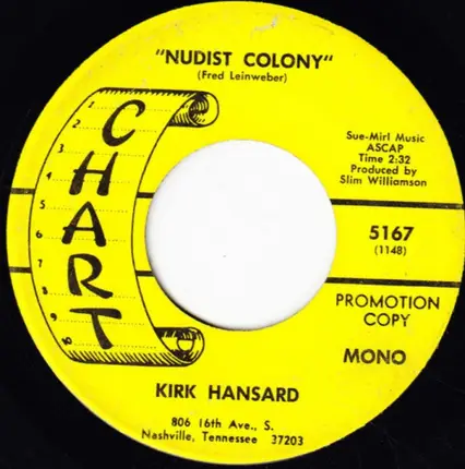 Kirk Hansard - If This Ain't Heaven / Nudist Colony