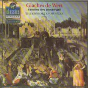 The consort of musicke - De Wert: il settimo libro de Madrigali