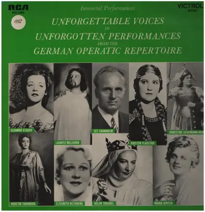 Kirsten Flagstad / Lauritz Melchior / Set Svanholm a.o. - Unforgettable Voices sing German Opera