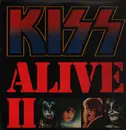 Double LP - Kiss - Alive II - Booklet + lyrics sheet