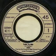 7inch Vinyl Single - Kiss - Talk To Me