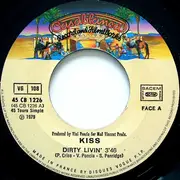 7inch Vinyl Single - Kiss - Dirty Livin' / Sure Know Something