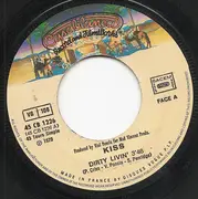 7inch Vinyl Single - Kiss - Dirty Livin' / Sure Know Something