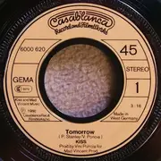 7inch Vinyl Single - Kiss - Tomorrow