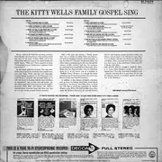LP - Kitty Wells - The Kitty Wells Family Gospel Sing