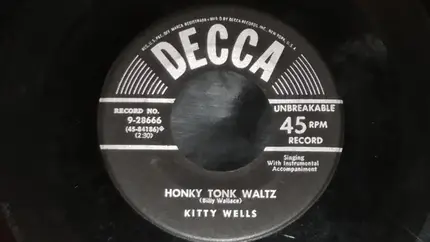 Kitty Wells - You Said You Could Do Without Me / Honky Tonk Waltz