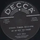 7inch Vinyl Single - Kitty Wells - I'll Be All Smiles Tonight/Let Me Help You Forget
