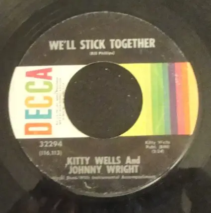 Kitty Wells And Johnny Wright - Heartbreak Waltz / We'll Stick Together